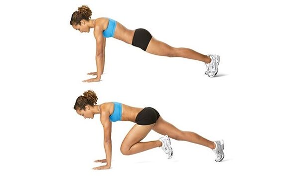 Plank - effective weight loss exercise