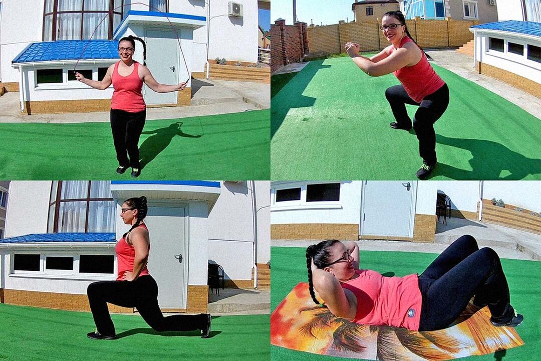 Types of exercises to lose weight