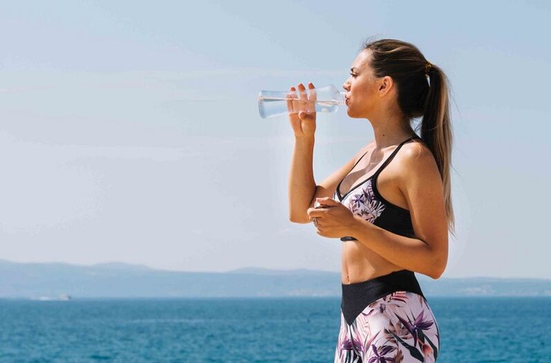 Drink pure water to lose weight