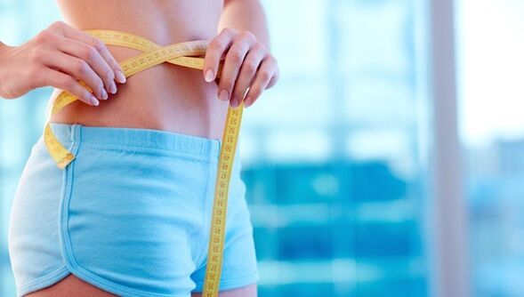 Measure your waist when losing weight