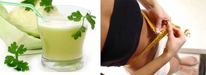 Cabbage juice helps you slim down