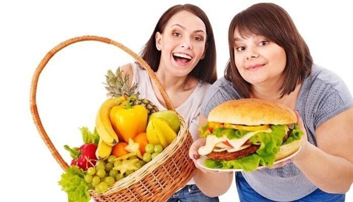 To successfully lose weight, the girls adjusted their diet