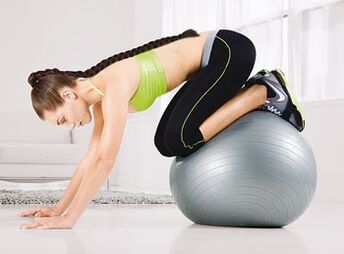 fitball exercises to lose weight