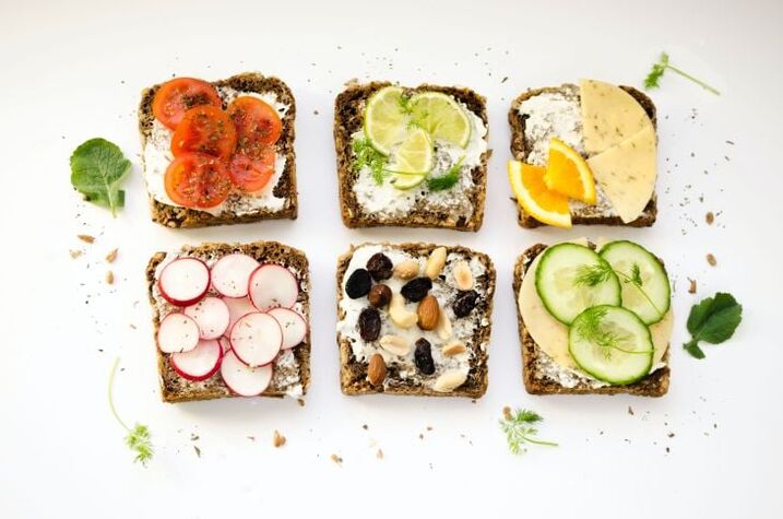 Great diet bread as a hearty snack