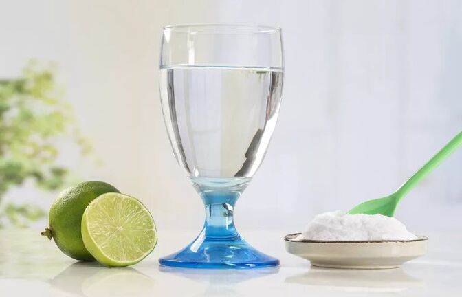 Watering with salt and lemon
