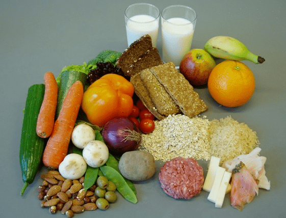 Diet to lose weight with increased physical activity