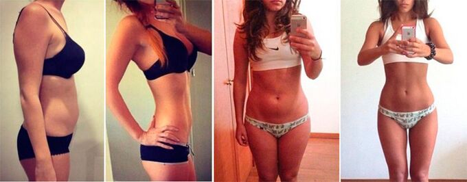 Exercise to lose weight of the abdomen